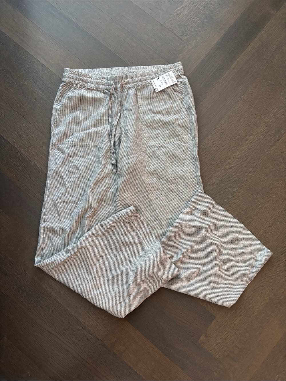 Caslon Men's Light Gray Drawstring Joggers
